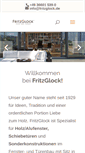 Mobile Screenshot of fritzglock.de